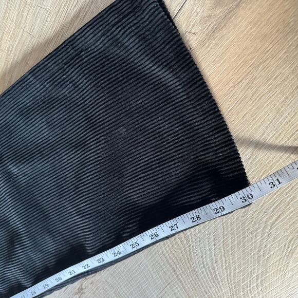 Banana Republic The Slouchy Straight Corduroy Pant Black 27 - Picture 11 of 11